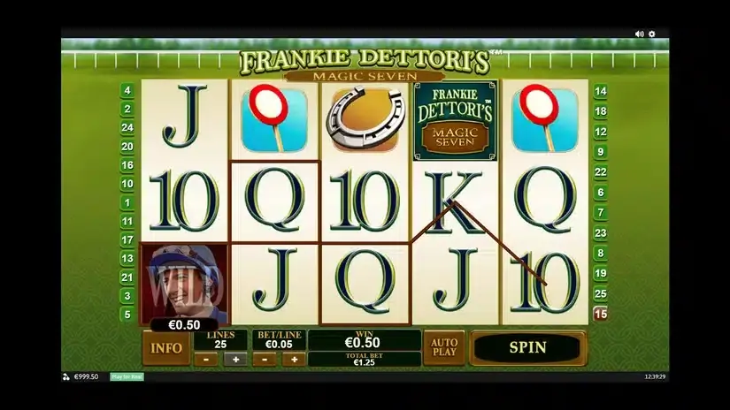 Frankie Dettoris Magic Seven slot screenshot 3