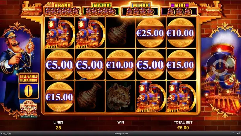 Grand Junction Enchanted Inca slot screenshot 5