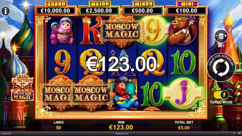 Grand Junction: Moscow Magic slot screenshot 6