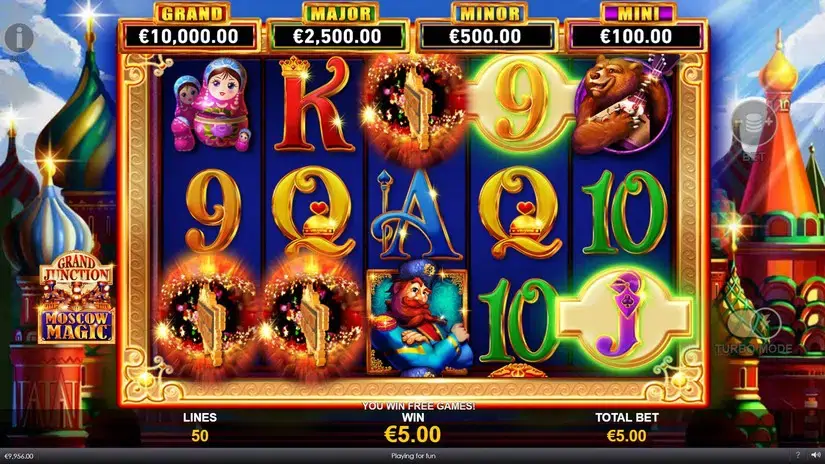 Grand Junction: Moscow Magic slot screenshot 3