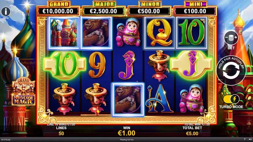 Grand Junction: Moscow Magic slot screenshot 2