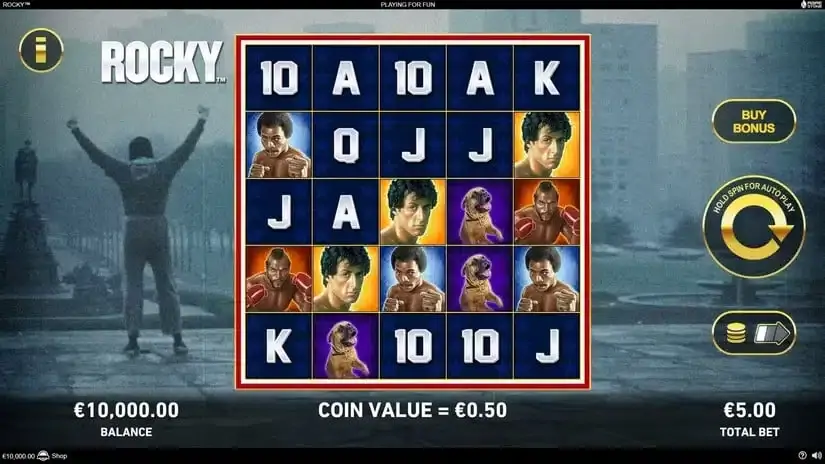 Rocky Slot – Free Demo, RTP, Bonus Features and slot screenshot 