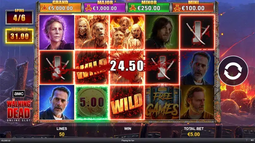 The Walking Dead slot screenshot 8