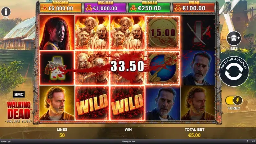 The Walking Dead slot screenshot 4