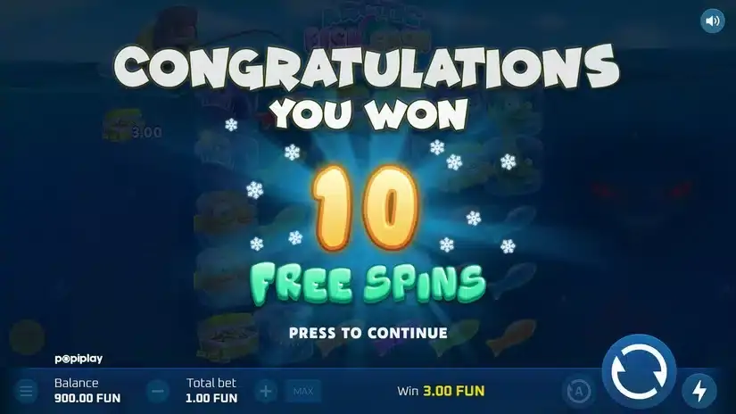 Arctic Fish and Cash slot screenshot 2