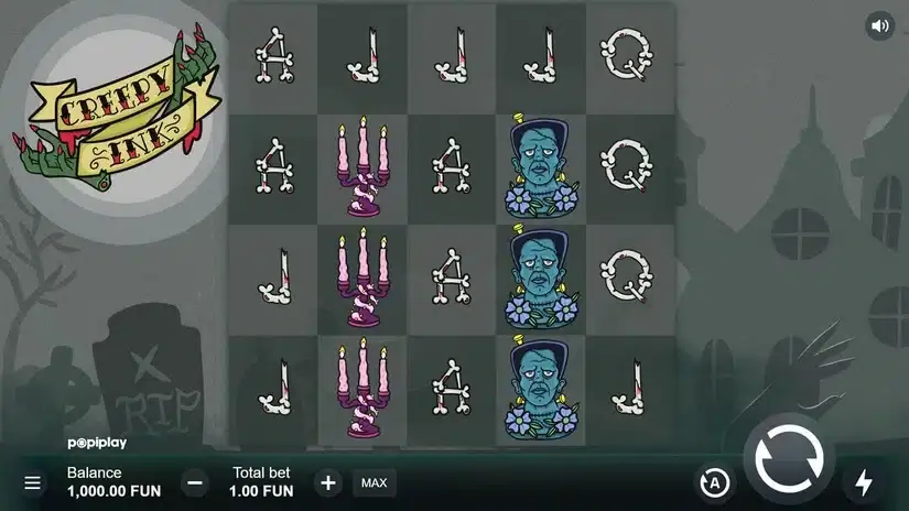 Creepy Ink slot screenshot 1