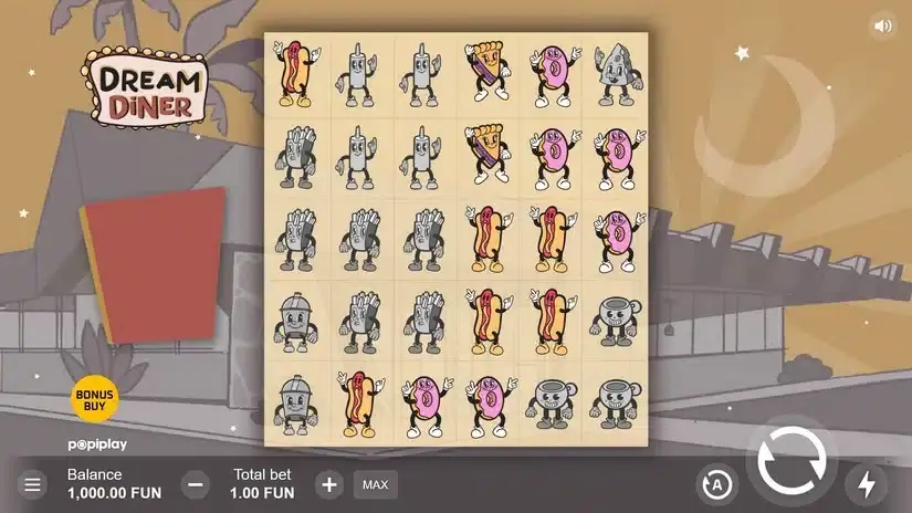 Dream Diner slot screenshot 1