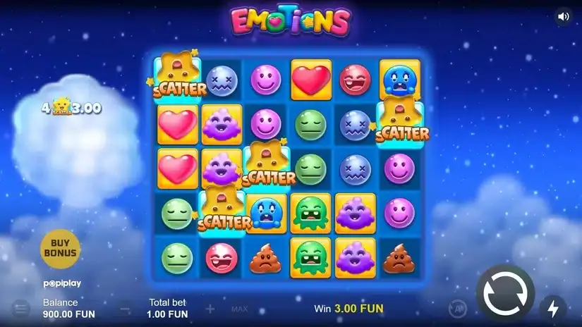 Emotions slot screenshot 2