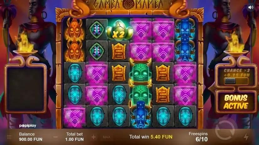Gamba Mamba slot screenshot 2