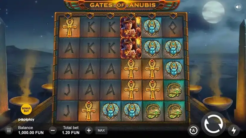 Gates of Anubis slot screenshot 1