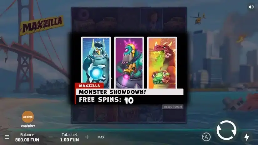 Maxzilla slot screenshot 3