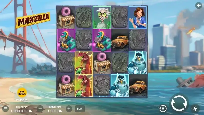 Maxzilla slot screenshot 