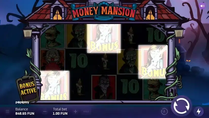 Money Mansion slot screenshot 2
