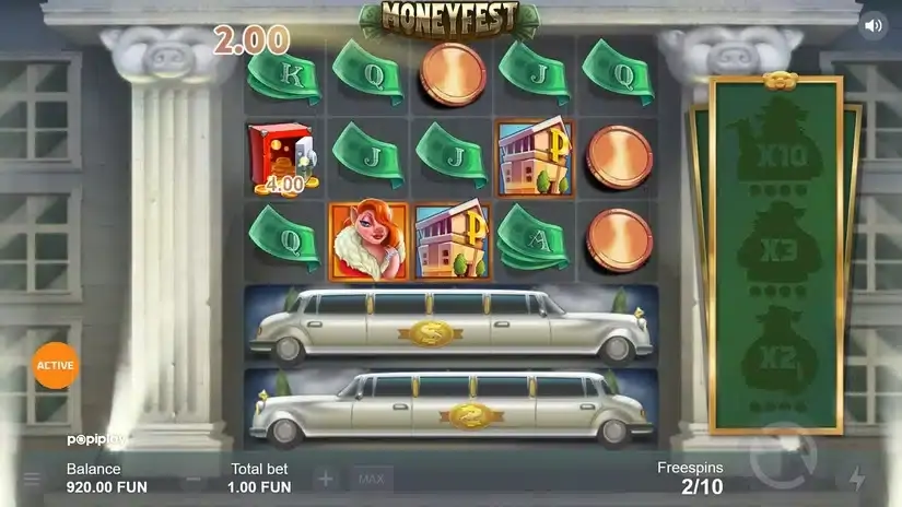 Moneyfest slot screenshot 4