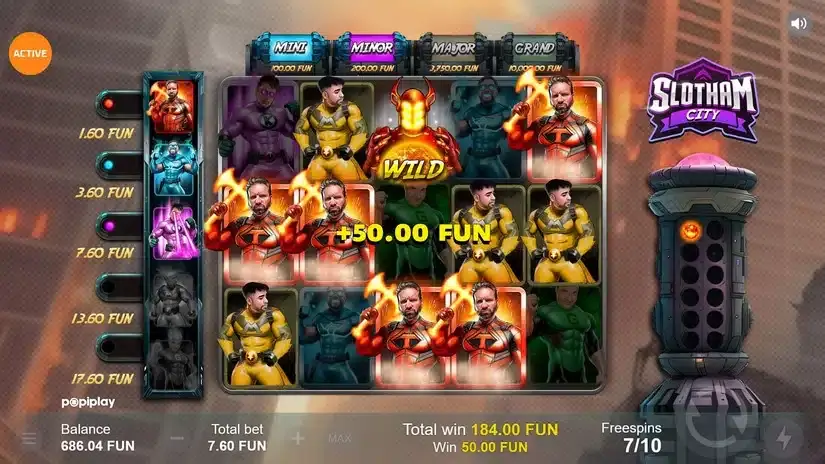 Slotham City slot screenshot 5