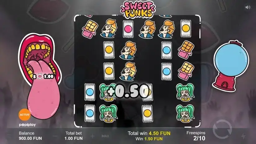 Sweet Punks slot screenshot 4