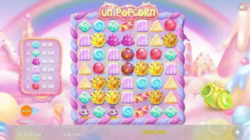 Unipopcorn slot screenshot 4