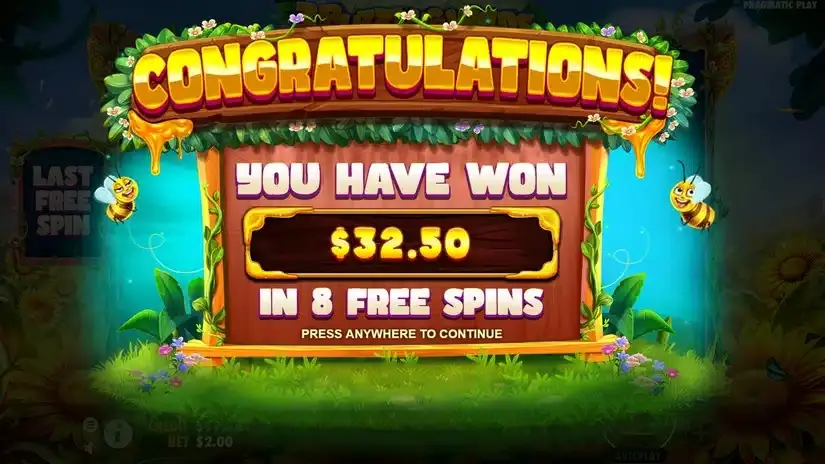 3 Buzzing Wilds slot screenshot 