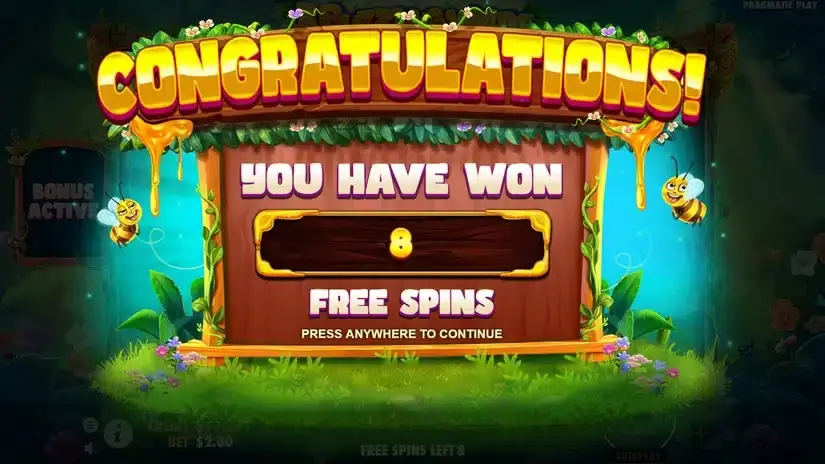 3 Buzzing Wilds slot screenshot 3