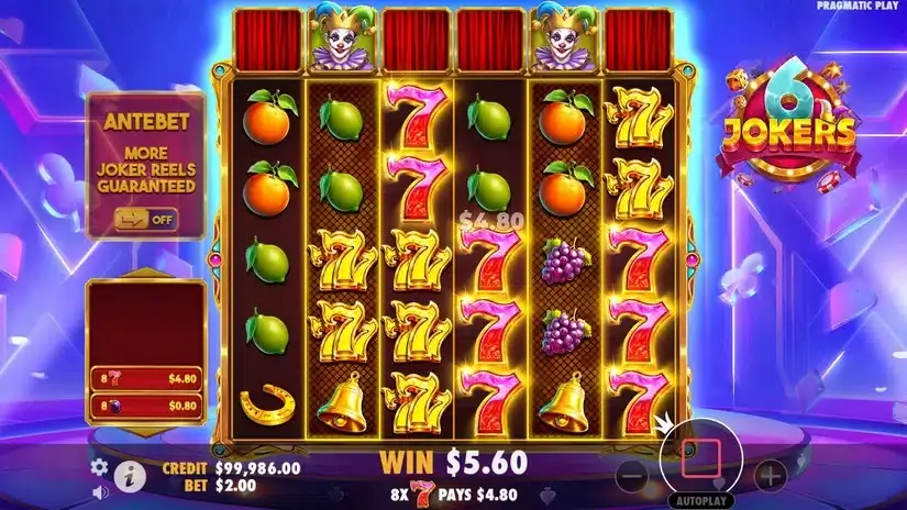 6 Jokers slot screenshot