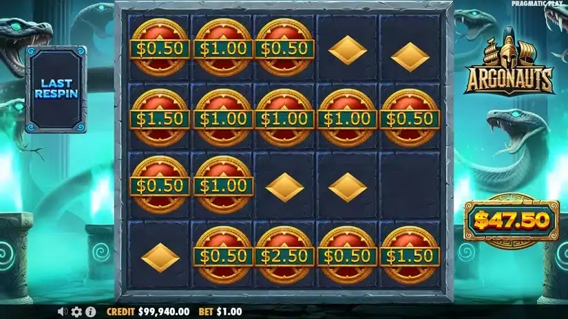 Argonauts slot screenshot 