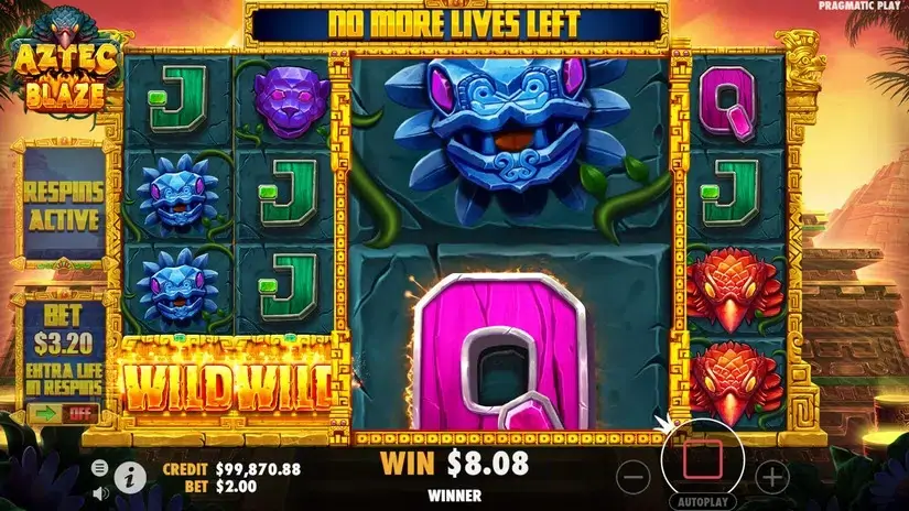 Aztec Blaze slot screenshot 