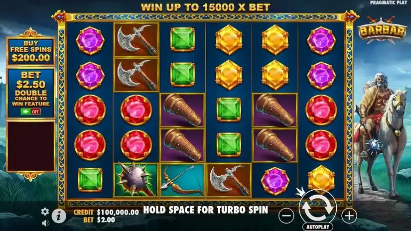 Barbar slot screenshot 