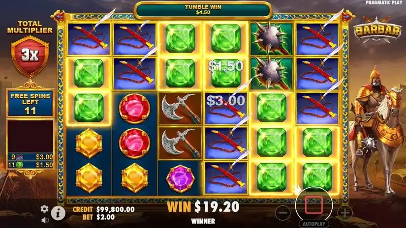 Barbar slot screenshot 5