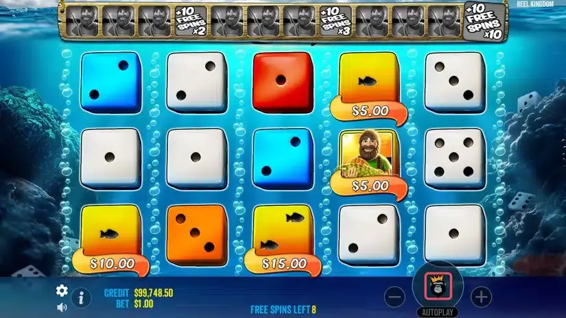 Big Bass Dice slot screenshot 