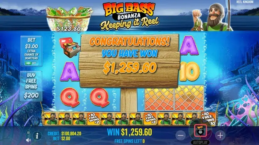 Big Bass – Keeping it Reel slot screenshot 