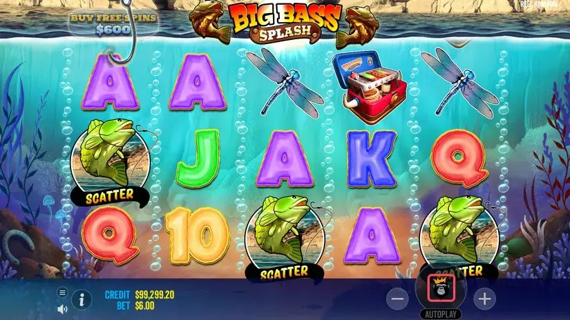 Big Bass Splash slot screenshot 3