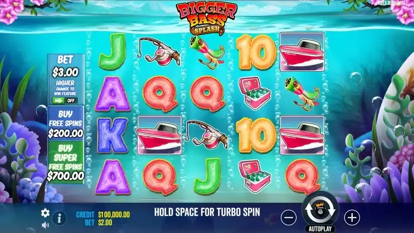 Bigger Bass Splash slot screenshot 