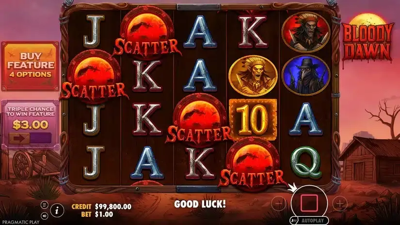 Bloody Dawn slot screenshot 2