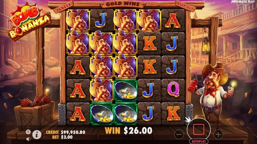 Bomb Bonanza slot screenshot 5