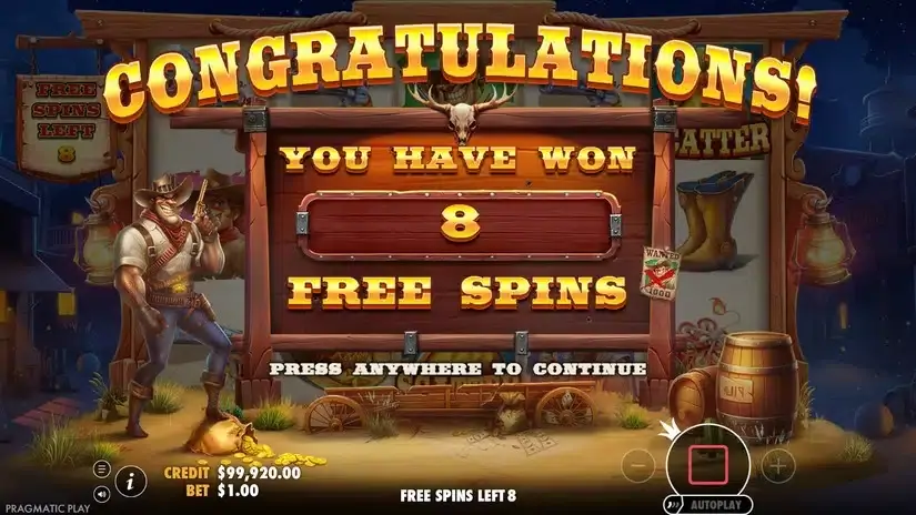 Bounty Hunter slot screenshot 3