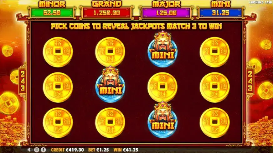 Caishen’s Cash slot screenshot 4