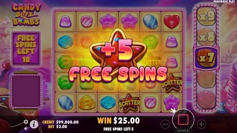 Candy Blitz Bombs slot screenshot 