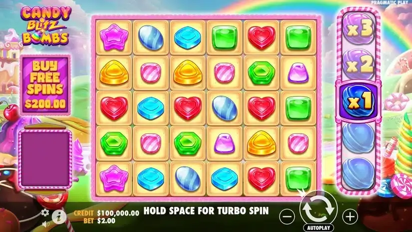 Candy Blitz Bombs slot screenshot 