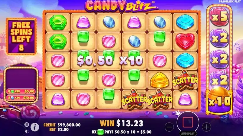 Candy Blitz slot screenshot 5