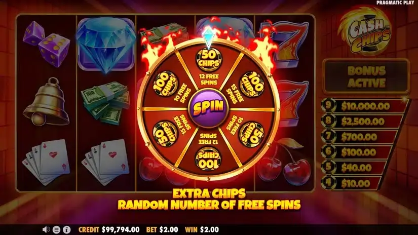Cash Chips slot screenshot 3