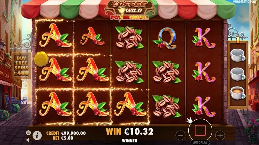 Coffee Wild slot screenshot 2