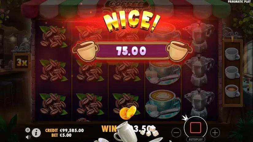 Coffee Wild slot screenshot 4