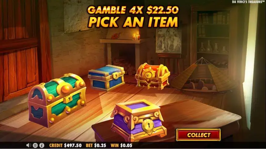 John Hunter Da Vinci’s Treasure slot screenshot 6