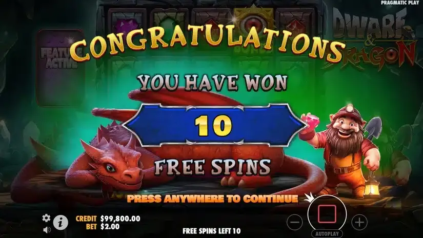 Dwarf & Dragon slot screenshot 3