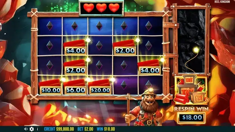 Dynamite Diggin Doug slot screenshot 