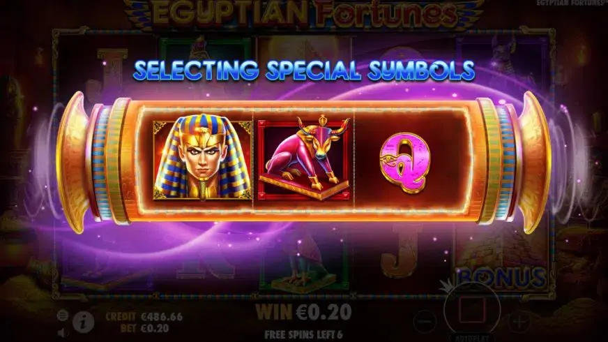 Egyptian Fortunes slot screenshot 5