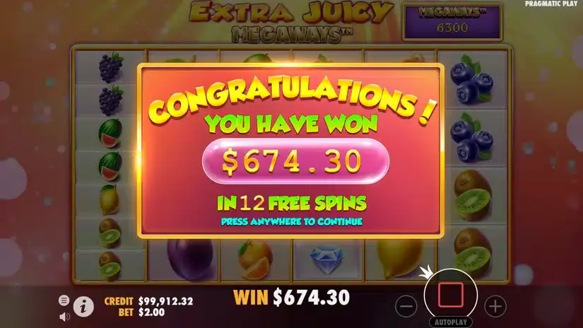 Extra Juicy Megaways slot screenshot 8