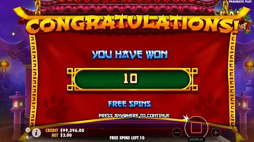 Fat Panda slot screenshot 3