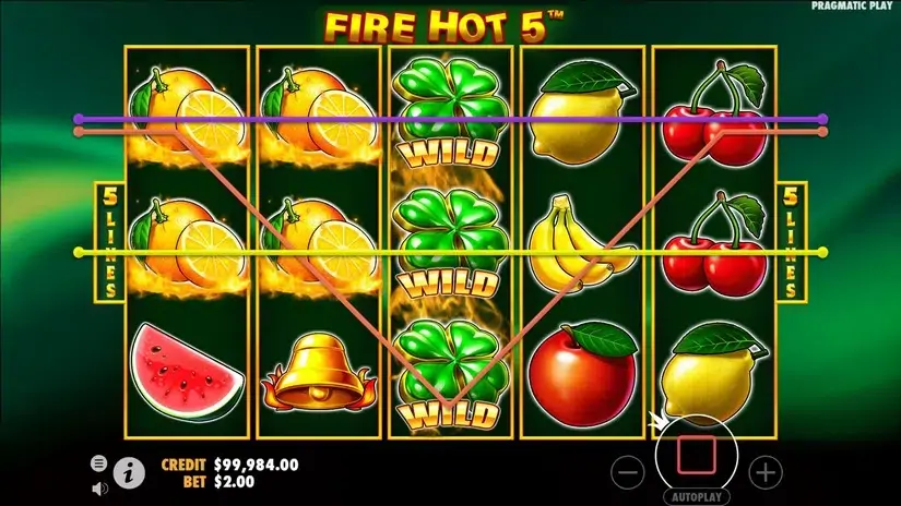 Fire Hot 5 slot screenshot 3