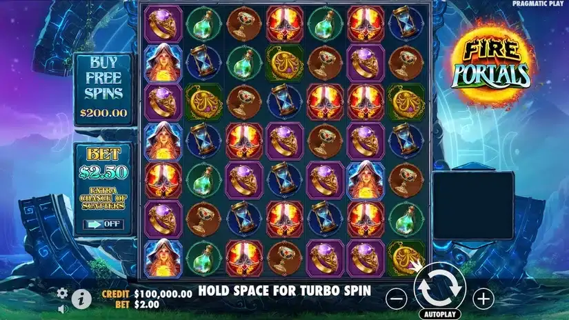 Fire Portals slot screenshot 